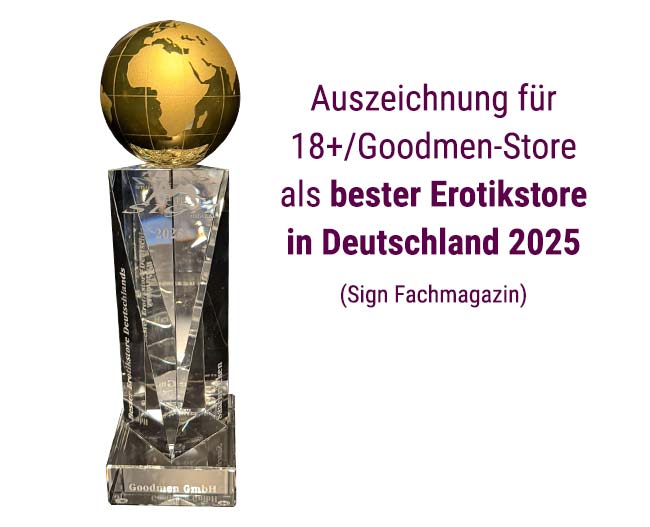 Award für den besten Erotikstore in Deutschland 2025
